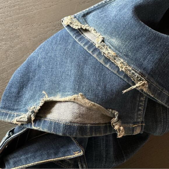 Hudson Vintage Y2K 00s low rise denim cut H10712 jeans womens style 170SD - Picture 11 of 16